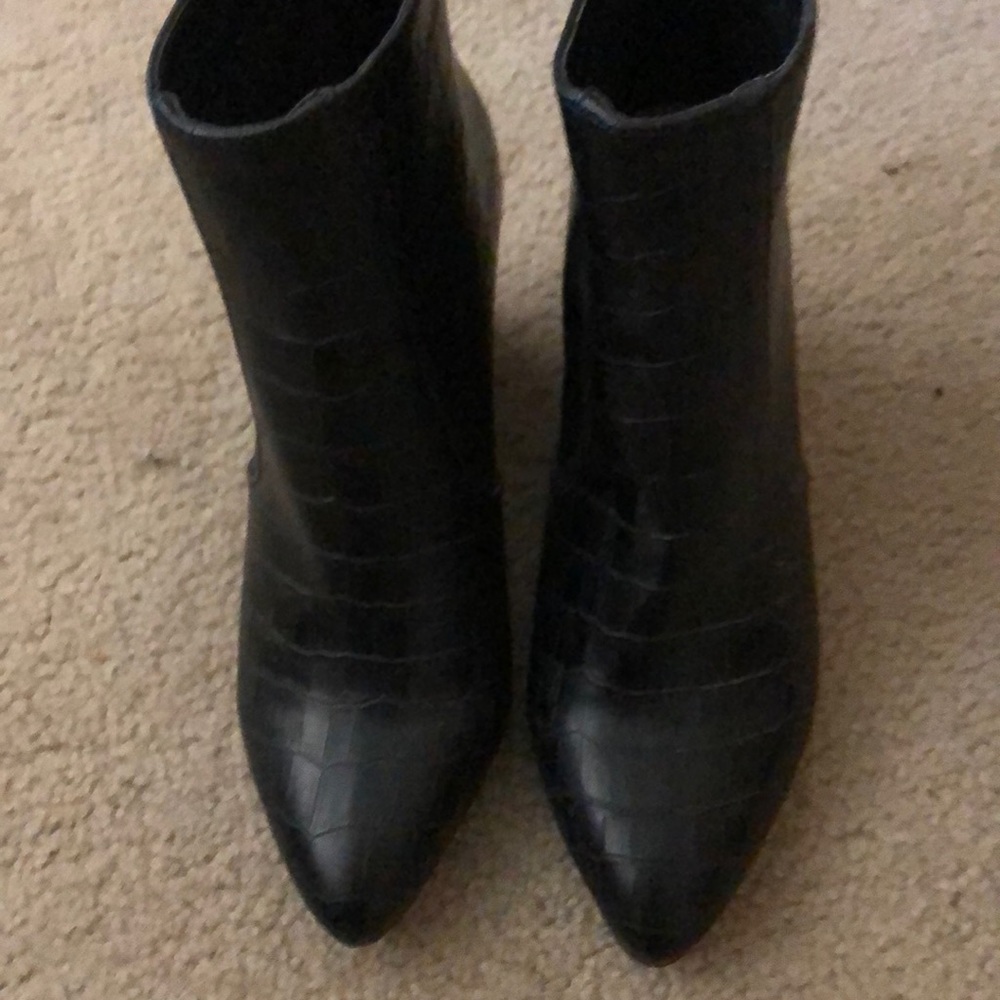 Never Worn Black Boots Size 7 1/2.